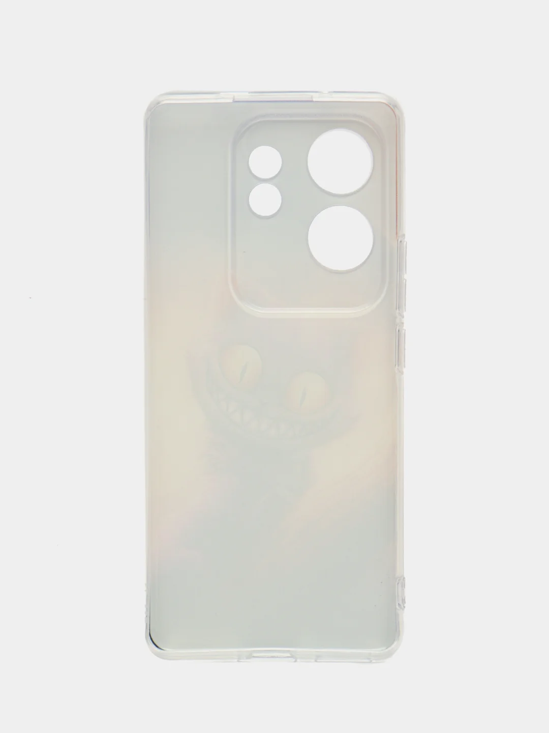 Индиго силиконовый чехол на Infinix Zero (Инфиникс Зеро) 30 4G, с рисунком и защитой камеры