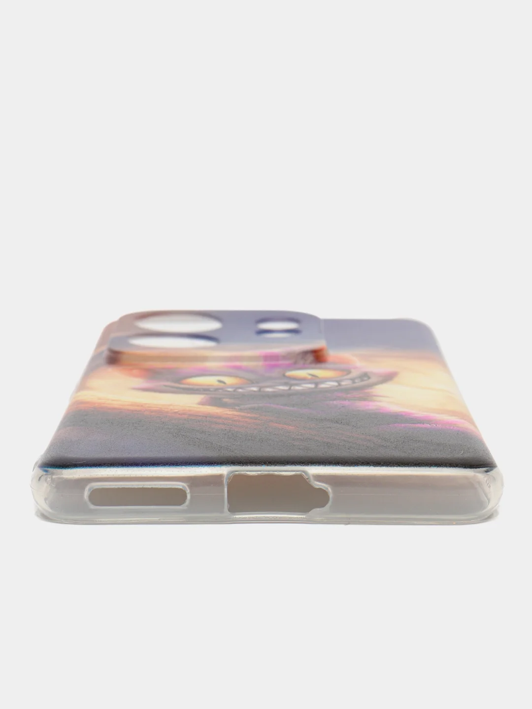 Индиго силиконовый чехол на Infinix Zero (Инфиникс Зеро) 30 4G, с рисунком и защитой камеры