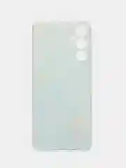 Светло-синий силиконовый чехол на Samsung Galaxy A05s (Самсунг А05s), с рисунком, защита камеры