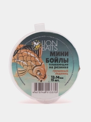 Мини бойлы плавающие на резинке LION BAITS Грушевый леденец 12х14мм 15шт