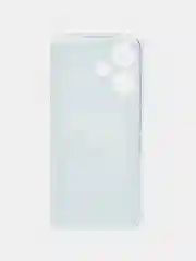 Тёмно-коричневый чехол на Infinix Hot 30i (Инфиникс Хот 30и) с рисунком, прозрачный