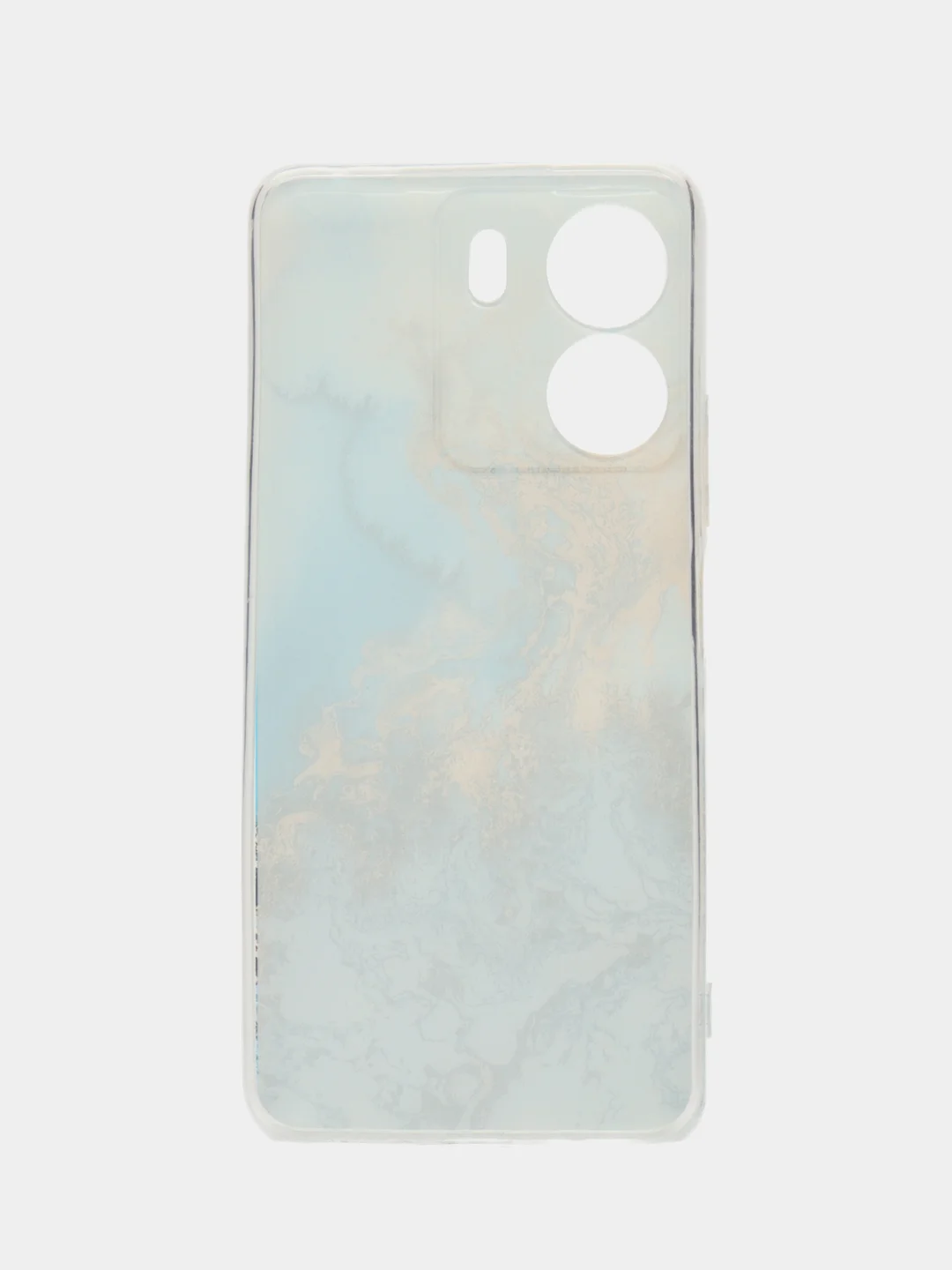 Голубой силиконовый чехол на Xiaomi Redmi 13C/Poco C65 (Сяоми Редми 13C/Поко С65), с рисунком