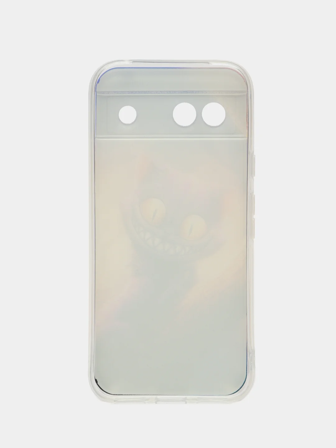 Индиго силиконовый чехол на Google Pixel 8A (Гугл Пиксель 8А), с рисунком, защита камеры