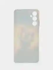 Индиго силиконовый чехол на Samsung Galaxy A05s (Самсунг А05s), с рисунком, защита камеры
