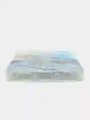 Голубой силиконовый чехол на Samsung Galaxy A05s (Самсунг А05s), с рисунком, защита камеры