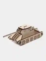 Сборная модель танка, деревянный 3D конструктор