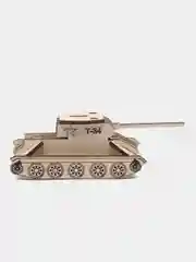 Сборная модель танка, деревянный 3D конструктор