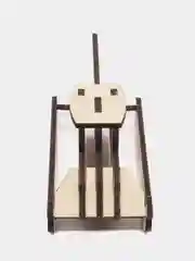 Сборная модель танка, деревянный 3D конструктор