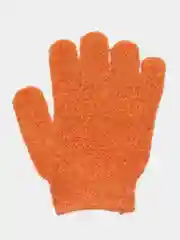 Оранжевый мочалка перчатка