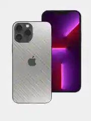 Серебряный защитная пленка на iPhone 11/12/12Pro/13Pro/13 Pro Max/14Pro,15 под карбон на заднюю часть