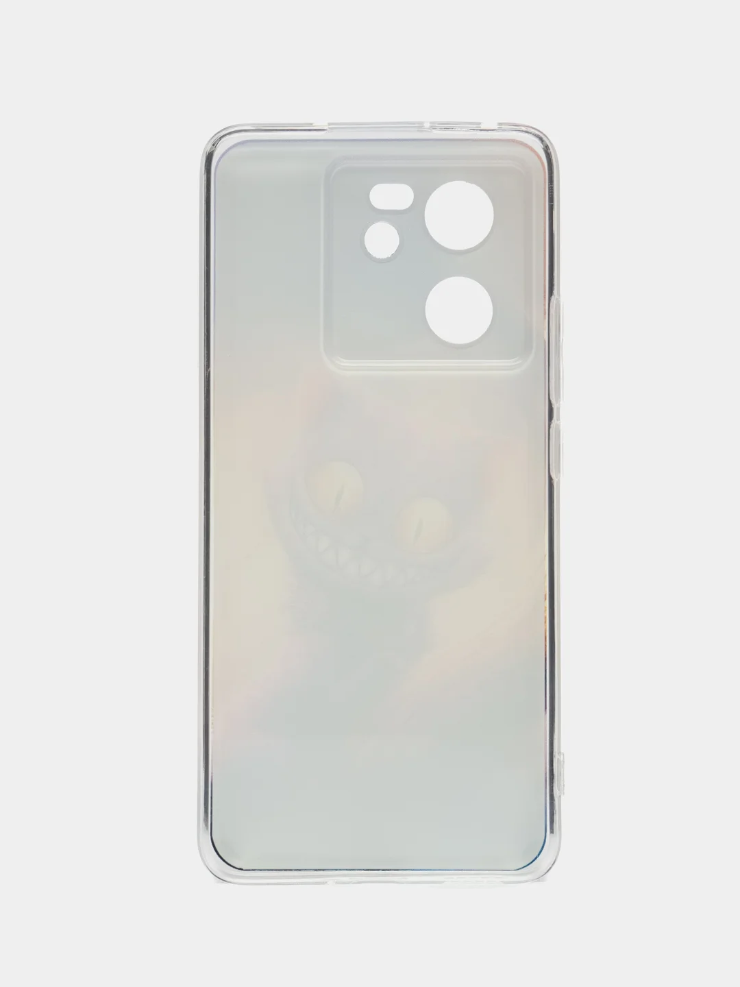 Индиго силиконовый чехол на Xiaomi 13T (Сяоми 13Т), с рисунком, защита камеры