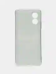 Приглушённый хаки силиконовый чехол Oppo A38/A18 (Оппо A38/Оппо А18), прозрачный, с рисунком, защита камеры