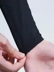 Черный комплект рашгард и тайтсы детские