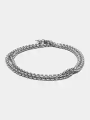 Серебряный мужской браслет, со смайликом