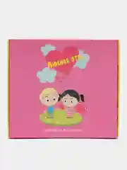Розовый подарочный набор в коробке "Love is" (Любовь — это...)