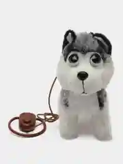 Карамельный интерактивная озвученная игрушка Собака на пульте-поводке 22 см, робот-щенок Мой Питомец