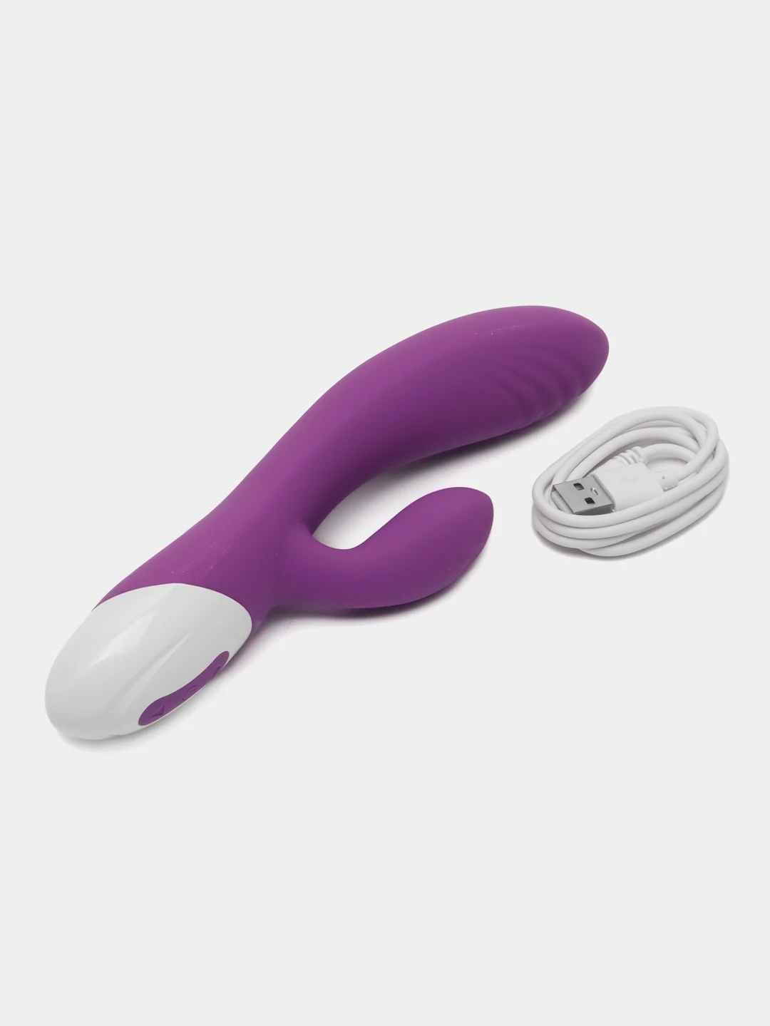 Вибратор "Кролик", для клитора и точки G, с аккумулятором, 2 мотора, 8 режимов, USB