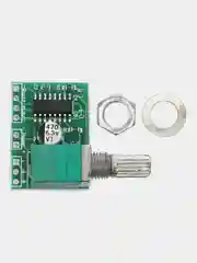 Аудио усилитель с регулятором громкости PAM8403 DC 3-5V