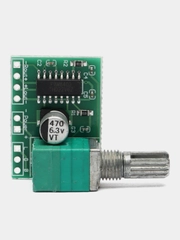Аудио усилитель с регулятором громкости PAM8403 DC 3-5V