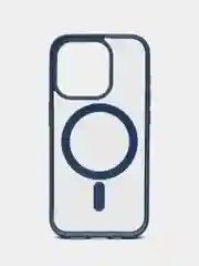 Темно-синий чехол для iPhone 11, 12, 13, 14, 15, 16, Pro, 15 Pro Max MagSafe, чехол на айфон магсейф