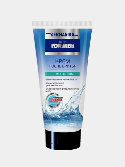 DERMANIKA Крем FOR MEN после бритья с ментолом, 75 мл