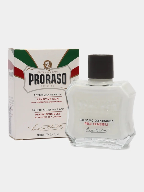 Proraso Green Tea After shave - Бальзам после бритья Зелёный чай и Овёс 100 мл / Прорасо