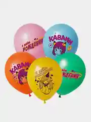 Воздушные шары "С Днём Рождения!" Аниме Девчонки 12"/30 см, 5 шт