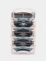 Оранжевый лезвия для бритвы Fusion 5 сменные кассеты 4 шт для бритья мужские 5 лезвий бритва мужская