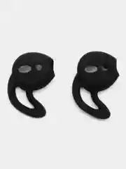 Черный амбушюры, силиконовые накладки для наушников Apple AirPods Pro (с заушной)