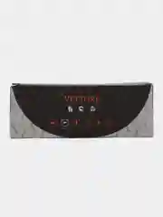 Серебряный ручка дверная VETTORE R07.026 SN/CP (сатин/хром) для входных и межкомнатных дверей