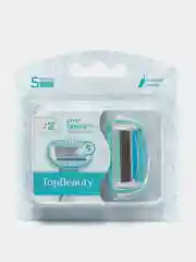 Сменные кассеты TopBeauty Paris, 5 лезвий, совместимые с GILLEТТE Venus