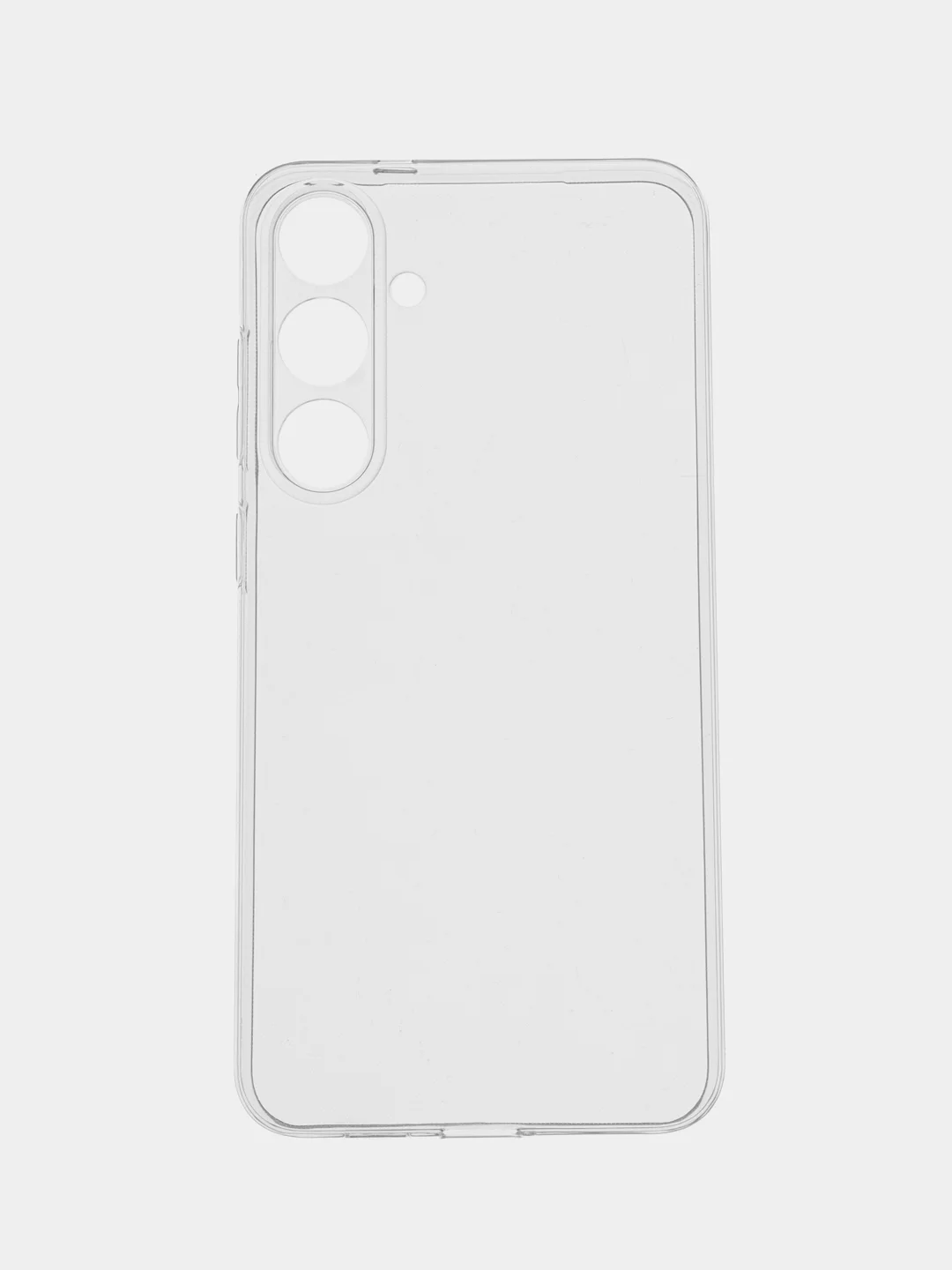 Прозрачный чехол для Samsung Galaxy S24/S24 Plus/S24 Ultra силиконовый BROSCORP матовый / прозрачный