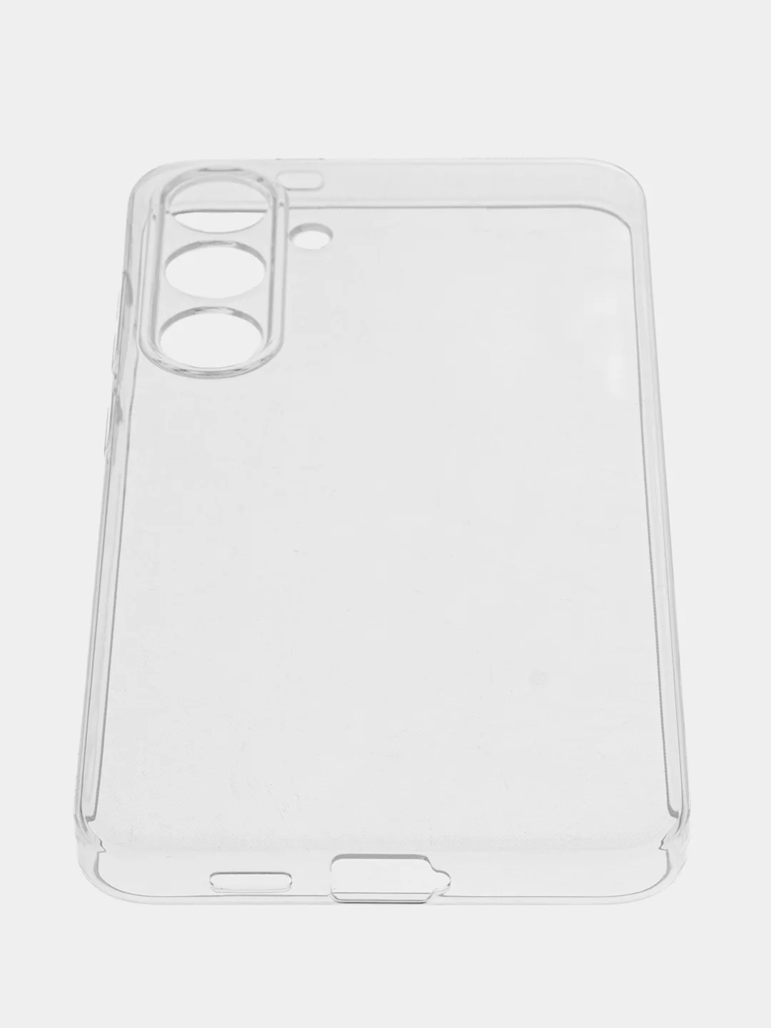 Прозрачный чехол для Samsung Galaxy S24/S24 Plus/S24 Ultra силиконовый BROSCORP матовый / прозрачный
