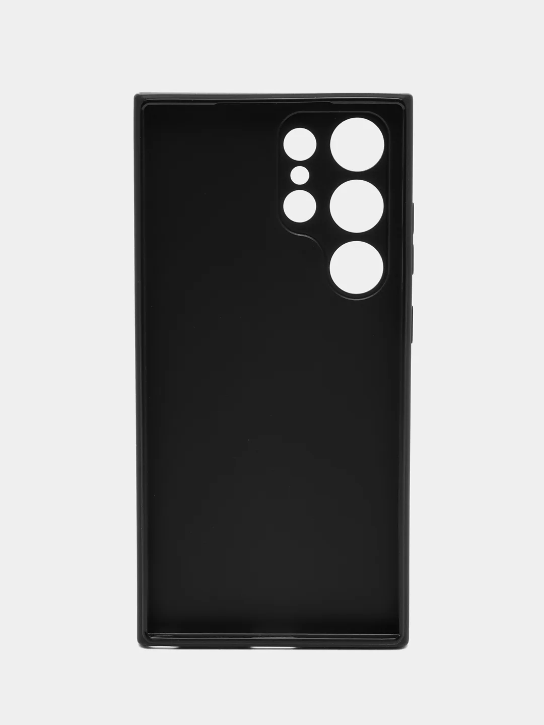 Черный чехол для Samsung Galaxy S24/S24 Plus/S24 Ultra силиконовый BROSCORP матовый / прозрачный
