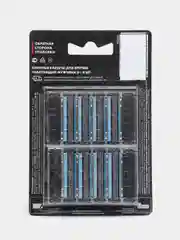 8 сменных кассет для бритв "Настоящий мужчина 3", Schick Professional, США