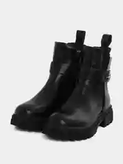 Черный ботинки женские, зимние