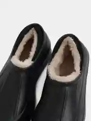 Черный галоши утепленные