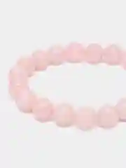 Браслет из натурального камня "Розовый кварц"