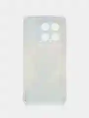 Индиго силиконовый чехол на Xiaomi 14 / Сяоми 14 прозрачный, с рисунком, защита камеры