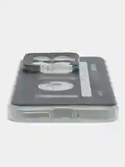 Хром силиконовый чехол на Xiaomi 14 / Сяоми 14 прозрачный, с рисунком, защита камеры