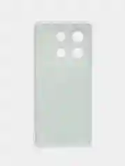 Бирюзовый силиконовый чехол на Infinix Zero 30 5G (Инфиникс Зеро 30 5G), с рисунком, защита камеры