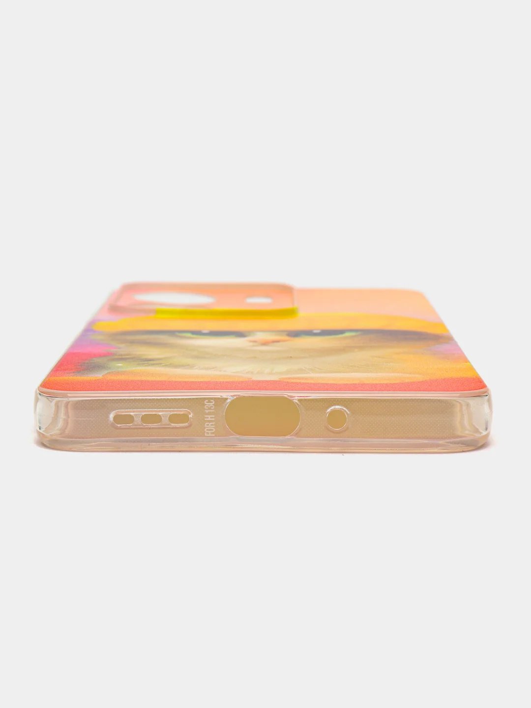 Желтый силиконовый чехол на Xiaomi Redmi 13C/Poco C65 (Сяоми Редми 13C/Поко С65), с рисунком