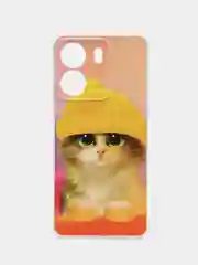 Желтый силиконовый чехол на Xiaomi Redmi 13C/Poco C65 (Сяоми Редми 13C/Поко С65), с рисунком