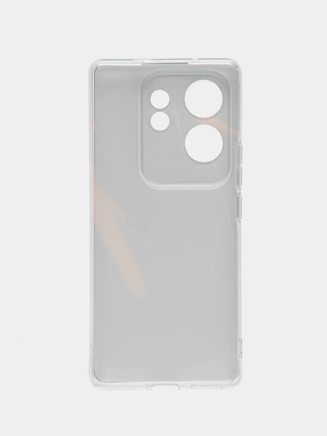 Красный силиконовый чехол на Infinix Zero (Инфиникс Зеро) 30 4G, с рисунком и защитой камеры