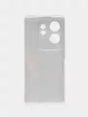 Красный силиконовый чехол на Infinix Zero (Инфиникс Зеро) 30 4G, с рисунком и защитой камеры