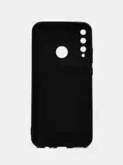 Угольный чехол черный силиконовый Huawei Nova Y70, Honor 8X, 10X Lite, 9C, X7a