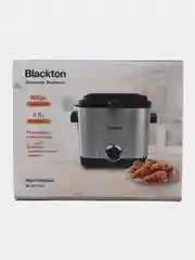Серый металлик фритюрница Blackton Bt DF1110, антипригарная, 1,5 л, 900 Вт