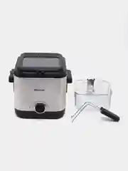 Серый металлик фритюрница Blackton Bt DF1110, антипригарная, 1,5 л, 900 Вт