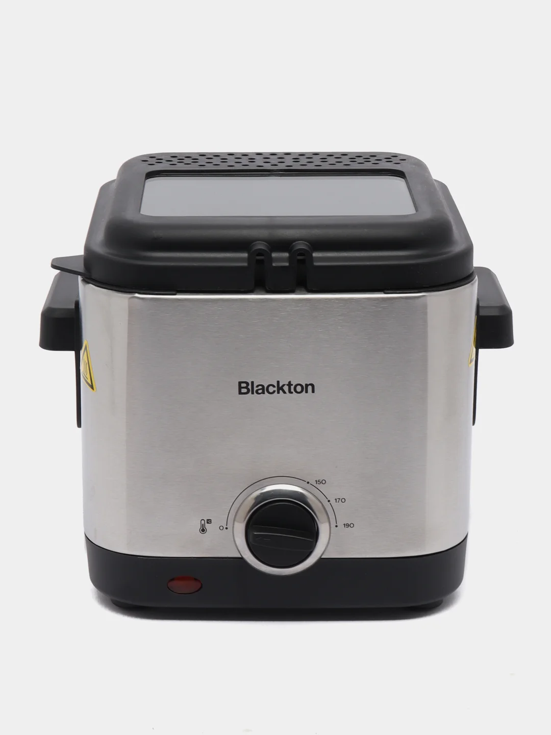 Серый металлик фритюрница Blackton Bt DF1110, антипригарная, 1,5 л, 900 Вт