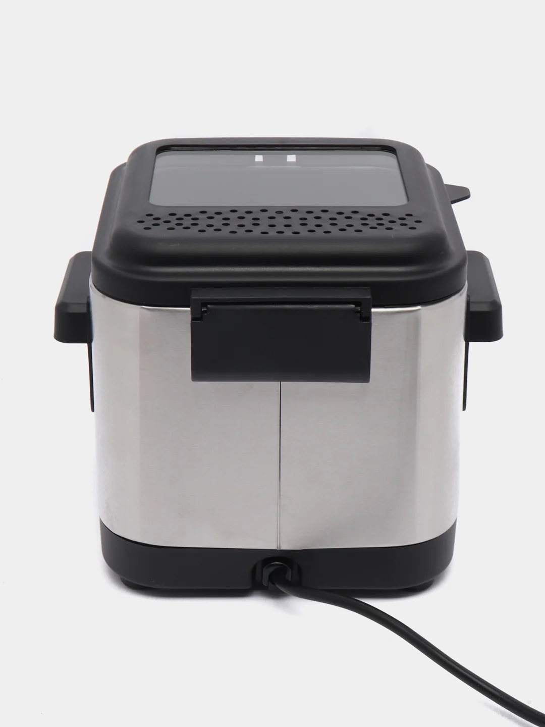 Серый металлик фритюрница Blackton Bt DF1110, антипригарная, 1,5 л, 900 Вт
